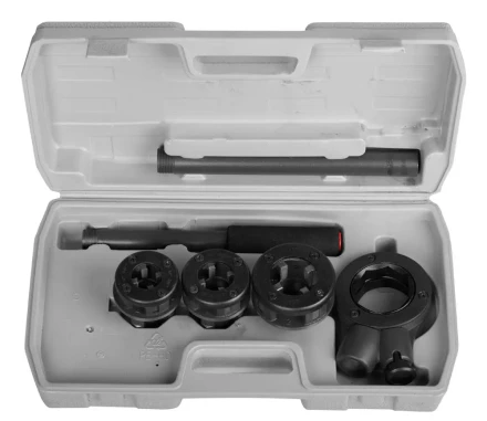 Набор STAYER &quot;PROFESSIONAL&quot; №3 резьбонарезной трубный в пластмассовом боксе, 1/2&quot; - 1&quot;, 4 предмета 28260-H3 купить в Нягани