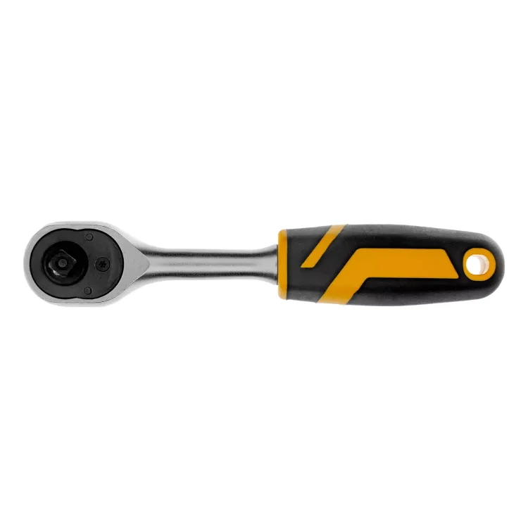 Ключ-трещотка 1/4"  Denzel 14031, 90 зубьев, с быстрым сбросом, CrV купить в Нягани
