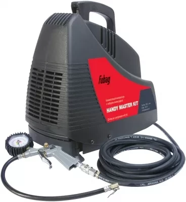 Компрессор безмасляный поршневой прямой привод Fubag HANDY MASTER KIT купить в Нягани