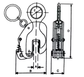 Захват для вертикального подъема листового металла тип DSQA-5.0 купить в Нягани