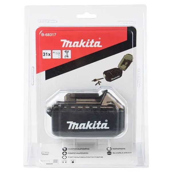 Набор бит 31 шт Makita B-68317 купить в Нягани