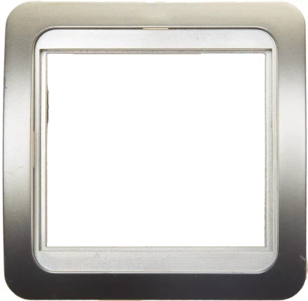 Панель СВЕТОЗАР &quot;ГАММА&quot; накладная, цвет золотой металлик, 1 гнездо SV-54145-GM купить в Нягани