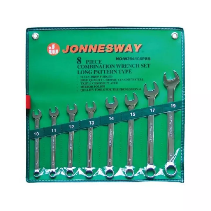 Набор ключей комбинированных удлиненных 10-19мм 8предметов Jonnesway W264108PRS 47376 купить в Нягани