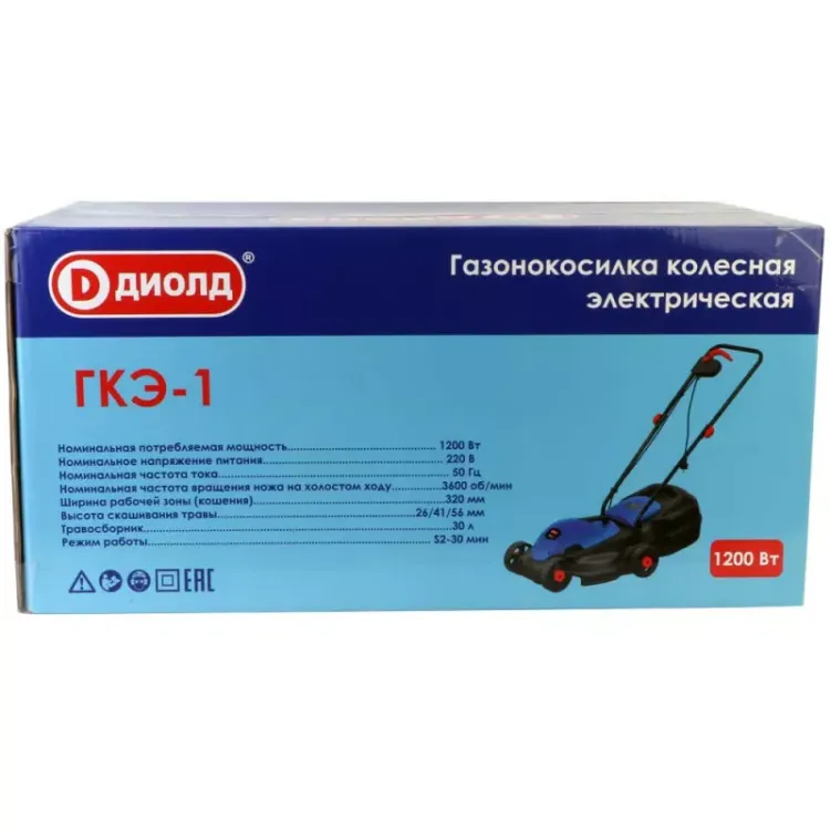 Газонокосилка электрическая Диолд ГКЭ-1 купить в Нягани