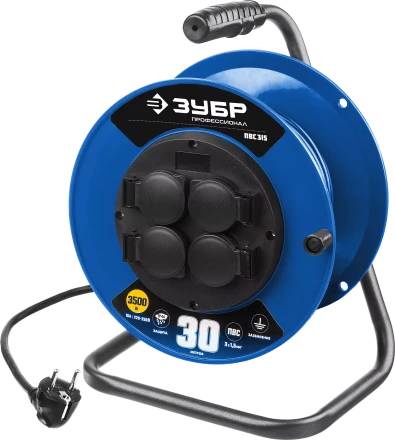 Профессиональные удлинители на пластиковой катушке ПВС 315 силовые серия ПРОФЕССИОНАЛ купить в Нягани