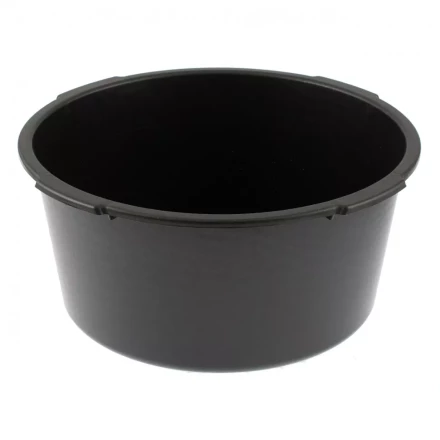Таз круглый строительный черный 16 л Россия Сибртех 81454 купить в Нягани