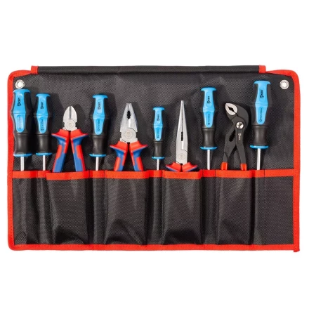 Набор слесарно-монтажного инструмента КВТ НИС-06, 10 предметов (92068) купить в Нягани