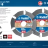 ЗУБР Термит-6, 115 х 22.2 мм, 6 резцов, для УШМ, усиленный, пильный диск по дереву, Профессионал (36858-115) купить в Нягани