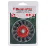 Кордщетка HAMMER плоская 75мм для дрели витая сталь (207-208) купить в Нягани