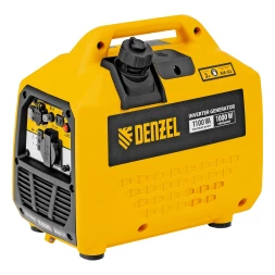 Генератор инверторный GS-1100iS, 1,1 кВт, 230 В, закрытый корпус, ручной старт// DENZEL 94718