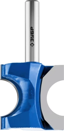 ЗУБР 34.9 x 35 мм, радиус 9.5 мм, фреза полустержневая, Профессионал (28723-34.9) купить в Нягани