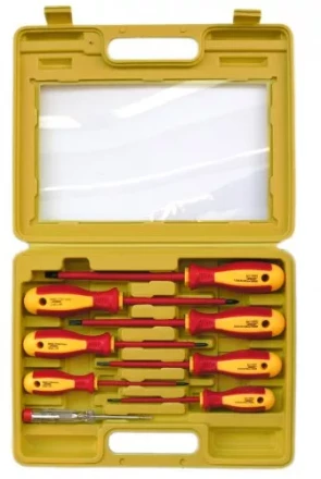 Набор отверток диэлектрических 8шт. кейс 19835 купить в Нягани