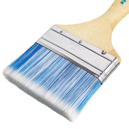 Кисть плоская &quot;Евро&quot; 4&quot;, искусственная щетина, деревянная ручка MTX 83074 купить в Нягани