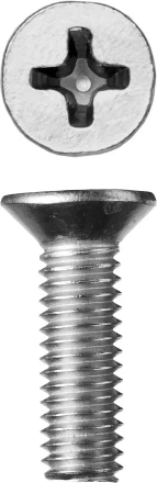 Винт ЗУБР &quot;МАСТЕР&quot; DIN 965, класс прочности 4.8, оцинкованный, M6x25мм, 5кг 303110-06-025 купить в Нягани