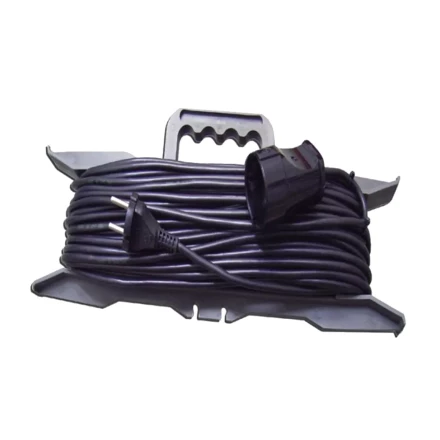 Сварочный удлинитель силовой 20м на рамке GLANZEN штепс. Гнездо ПВС 2*2,5 20м ER-20-010 купить в Нягани