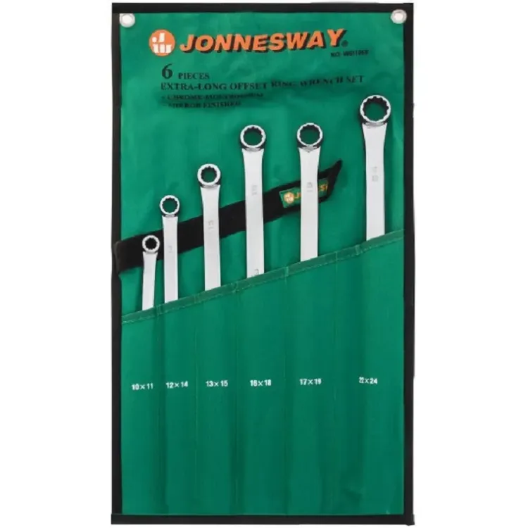 Набор ключей накидных удлиненных 10-24мм 6предметов Jonnesway  W61106S 48884 купить в Нягани