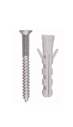 Дюбеля с шурупами, 8x40мм / 5х45мм, 10шт 3066-45-8 купить в Нягани