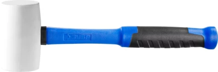 Киянка ЗУБР &quot;ПРОФЕССИОНАЛ&quot; резиновая белая, с фиберглассовой ручкой, 680г 20531-680_z02 купить в Нягани