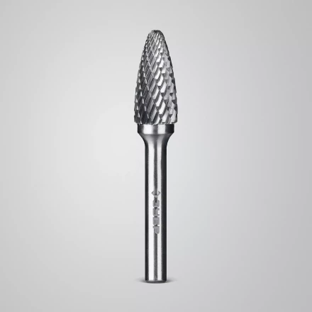 Зубр Твердосплавная борфреза F - парабола с закругленным углом, 12 х 25 мм, радиус 3.0 мм (28805-12-25) купить в Нягани