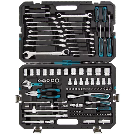 Набор инструментов 101 предмет, 120 зубьев, CrV, 1/4&quot;, 1/2&quot; Gross 14151 купить в Нягани