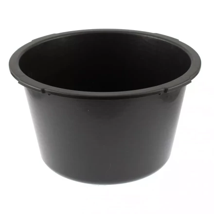 Таз круглый строительный черный 30 л Россия Сибртех 81455 купить в Нягани