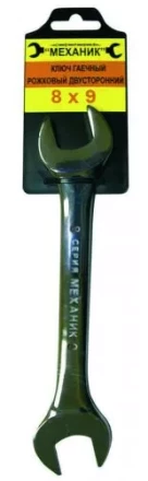 Ключ гаечный рожковый двусторонний 8х9 26008 купить в Нягани