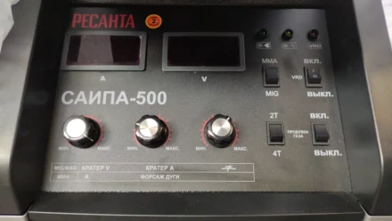 Полуавтоматический сварочный аппарат инверторный Ресанта САИПА-500 купить в Нягани
