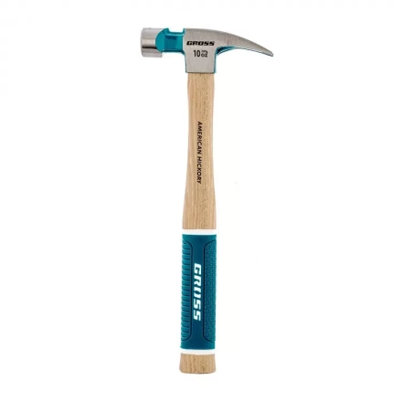 Молоток-гвоздодер с магнитом GROSS AMERICAN HICKORY 280 г угол 75 обрезиненная рукоятка 10417 купить в Нягани
