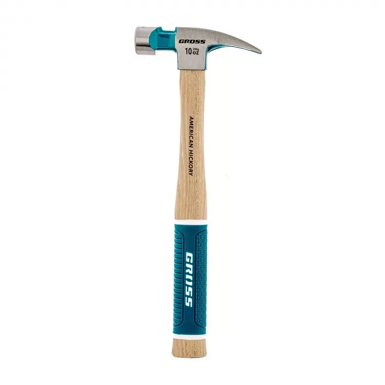 Молоток-гвоздодер с магнитом GROSS AMERICAN HICKORY 280 г угол 75 обрезиненная рукоятка 10417 купить в Нягани