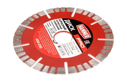 Круг алмазный HAMMER (206-230) Ф125х22мм по железобетону купить в Нягани