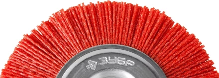 ЗУБР &quot;ПРОФЕССИОНАЛ&quot;. Щетка дисковая для дрели, нейлоновая проволока с абразивным покрытием, 125мм 35161-125_z02 купить в Нягани