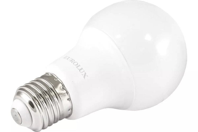 Лампа светодиодная EUROLUX LL-E-A60-7W-230-4K-E27 76/2/12 купить в Нягани