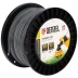 Леска для триммера двухкомпонентная круглая, 4,0мм х 69м, на DIN катушке EXTRA CORD// Denzel 96811 купить в Нягани