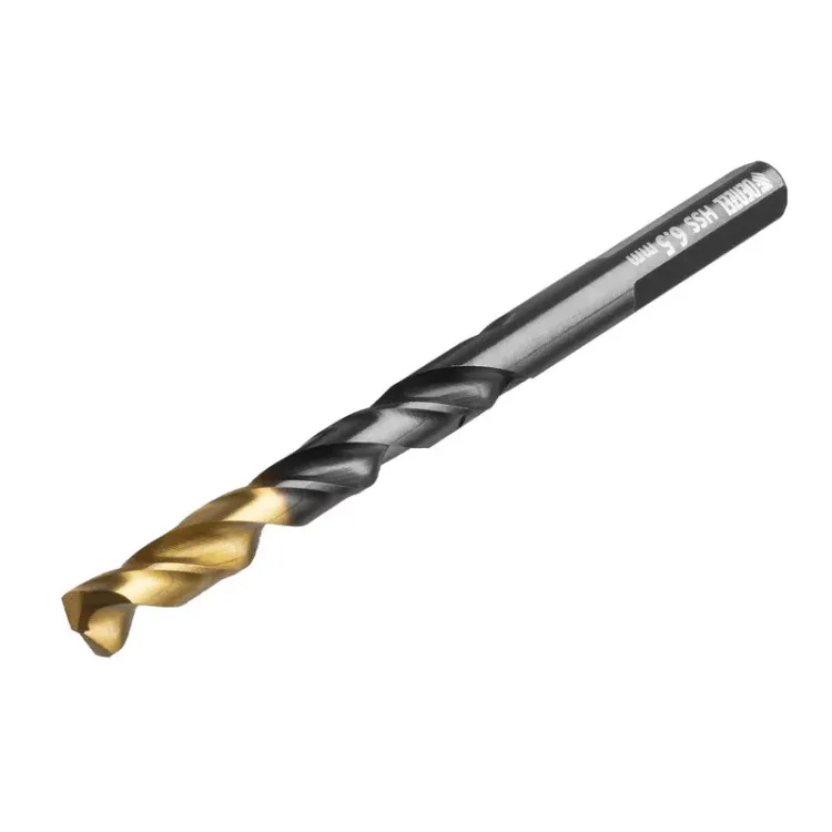 Сверло по металлу, 6,5 мм, HSS-Tin, Golden Tip, 10 шт. Denzel 717216 купить в Нягани
