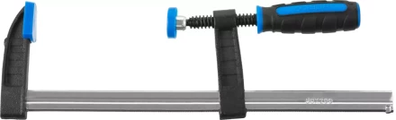 Струбцина ЗУБР &quot;ПРОФЕССИОНАЛ&quot;, тип &quot;F&quot;, двухкомпонентная ручка, стальная закаленная рейка, 50х200мм 32155-050-200 купить в Нягани