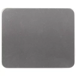 Выключатель СВЕТОЗАР "ГАММА" одноклавишный, без вставки и рамки, цвет светло-серый металлик, 10A/~250B SV-54130-SM