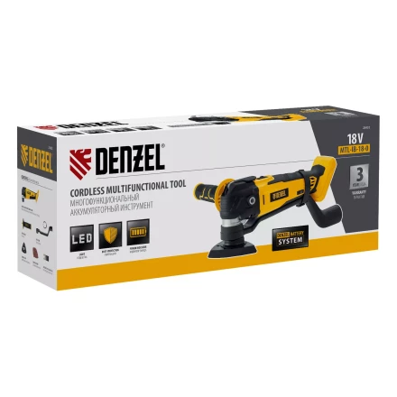 Многофункциональный инструмент аккумуляторный Denzel MTL-IB-18-0, Li-Ion, 18 В 28402 купить в Нягани