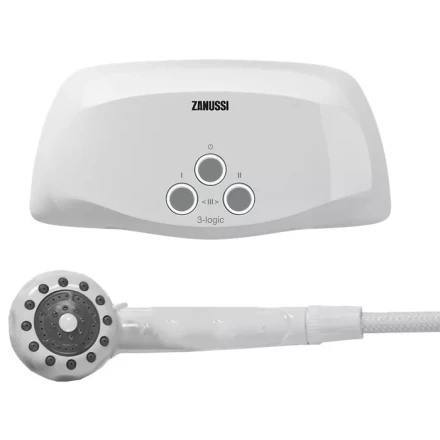 Водонагреватель проточный ZANUSSI 3-logic 6.5 S душ купить в Нягани
