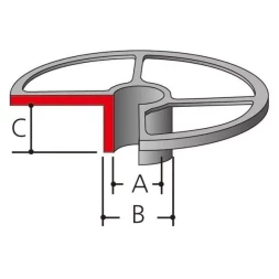 Направляющая втулка Makita 193333-1 (копировальное кольцо для фрезеров Makita RP 0910 и RP 1110 C)