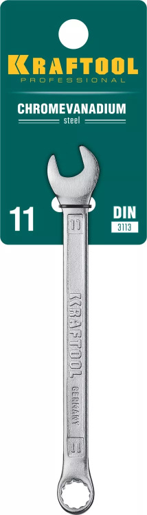 Ключи комбинированные KRAFTOOL, Cr-V, DIN 3113 27079-11 купить в Нягани