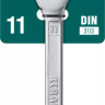 Ключи комбинированные KRAFTOOL, Cr-V, DIN 3113 27079-11 купить в Нягани