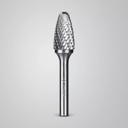 Зубр Твердосплавная борфреза F - парабола с закругленным углом, 14 х 25 мм, радиус 3.5 мм (28805-14-25) купить в Нягани