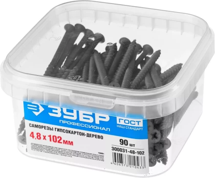 Саморезы ЗУБР СГД 16 х 3.5 мм фосфатированное покрытие 1000 шт Профессионал 300031-35-016 купить в Нягани