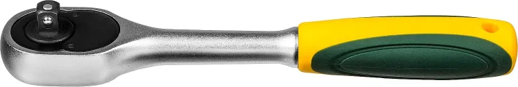 Трещотка для торцовых головок KRAFTOOL "EXPERT", Сr-V сталь, 72 зубца, 1/4" 27791-1/4_z02 купить в Нягани
