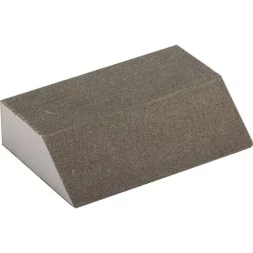 Губка шлифовальная ЗУБР "МАСТЕР" четырехсторонняя угловая, средняя жесткость, Р180, 100х68х42х26мм 35613-180