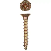 Шурупы ЗУБР "МАСТЕР" по дереву желтопассивированные, 3.0x25мм, 70шт 300396-30-025