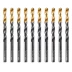 Сверло по металлу, 7 мм, HSS-Tin, Golden Tip, 10 шт. Denzel 717217 купить в Нягани