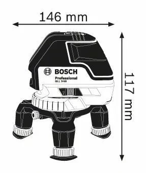 Нивелир лазерный GLL 3-50 BOSCH купить в Нягани