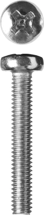 Винт ЗУБР &quot;МАСТЕР&quot; DIN 7985, класс прочности 4.8, оцинкованный, M4x25мм, 5кг 303150-04-025 купить в Нягани