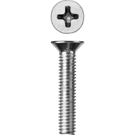 Винт ЗУБР &quot;МАСТЕР&quot; DIN 965, класс прочности 4.8, оцинкованный, M6x35мм, 5кг 303110-06-035 купить в Нягани